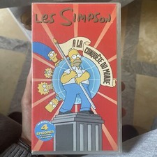 VHS Les Simpson A La Conquête