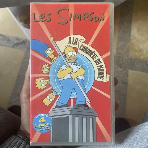 Vhs les simpson conquête - les, la
