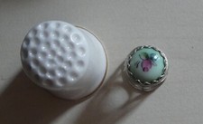 Dé à coudre Russe collection - Décor fleur .  model enfant