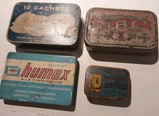 Anciennes Boites Metal pharmacie