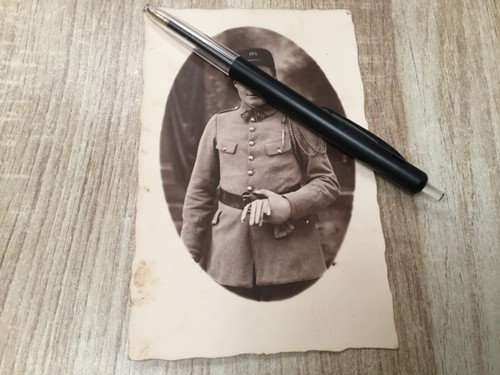 Carte postale photo - postale, poilu