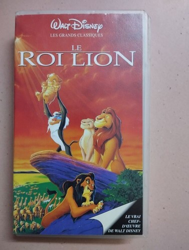 Vhs roi lion walt - vhs,