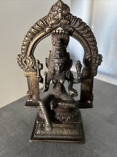 VINTAGE BRONZE STATUE BUDDHA SHIVA VISHNU SCULPTURE HINDU
