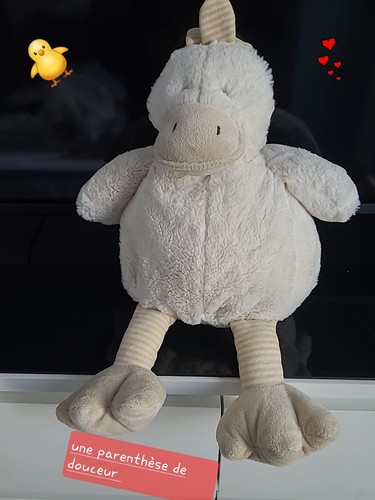 Dde doudou peluche oiseau - ,