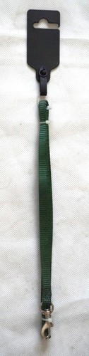 Laisse tissu nylon vert - laisse, foncé
