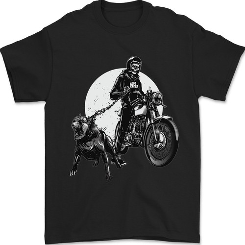 Shirt pour homme skull - t-shirt, biker