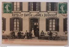 Villemaur sur Vanne (Aube) - Hotel de la Gare - P. Dionnet Tampon du Photographe