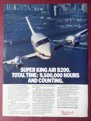 1990 pub beechcraft raytheon - 7/1990,