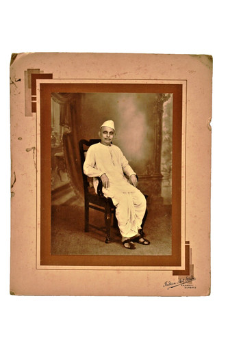 Vintage indien studio - studio, portrait