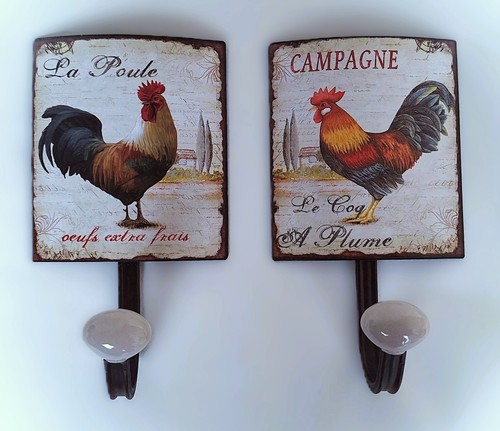 Lot patère coq et - 2,
