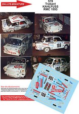 DECALS 1/24 REF 0519 TRABANT