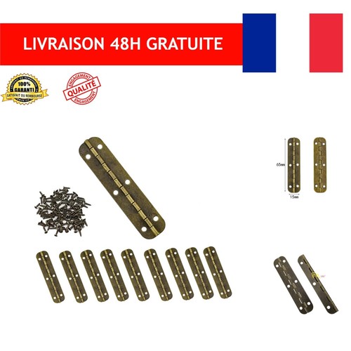 Lot mini charnières - 10,