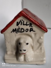 Tirelire à casser niche villa Médor. TBE