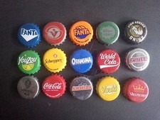 Côte d'Ivoire 15 Capsules Word Cola Youki Youzou Fanta Impérial Schweppes Coca