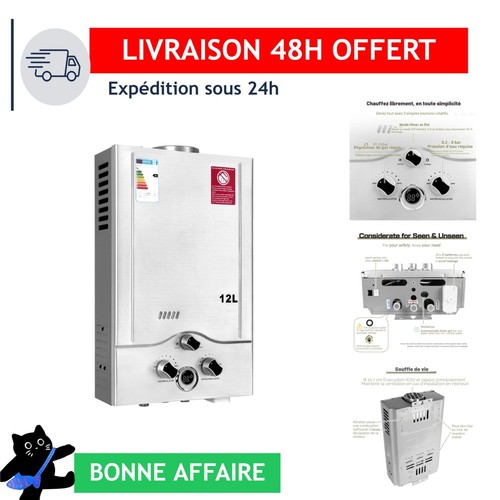Chauffe eau gaz - chauffe-eau, 12lpm