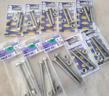 20 Boulons Métrique En INOX A2 Diamètre 10 Tête Hexagonale 