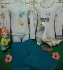 lot 9 vêtements enfant 10 ans fille,jean,pull,gilet,sweat,sous-pull,jegging ....
