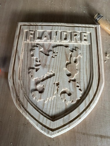 Blason lion des flandres - blason,
