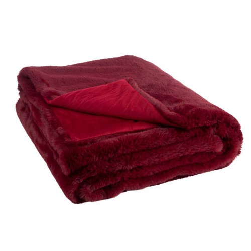 Plaid imitation fourrure - imitation,
