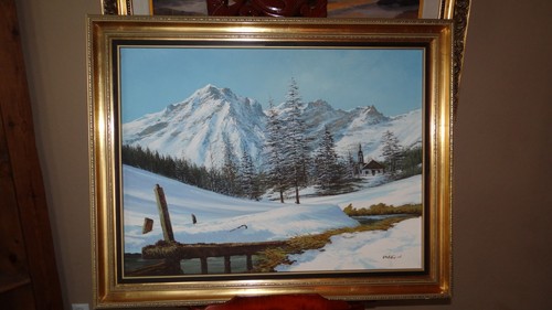 Winter scenery signed park - winter,