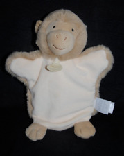?DOUDOU ET COMPAGNIE DC3617 Marionnette singe beige blanc ouistiti Etat NEUF