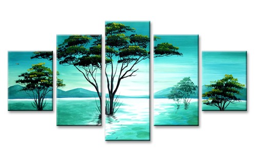 Tableau sur toile arbres - tableau,