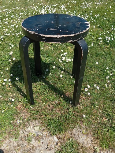 Ancien tabouret design alvar - design,
