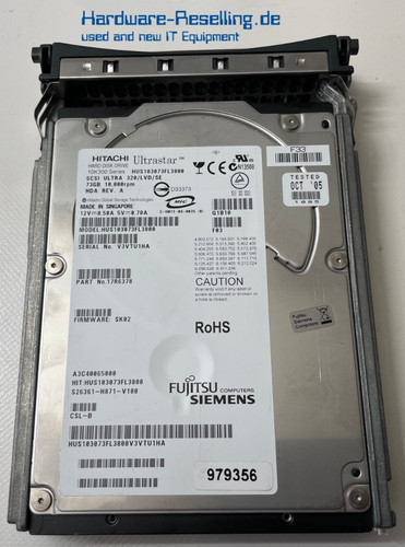 Hitachi ultrastar fujitsu 73gb - hitachi,