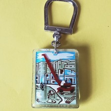 Porte clé bourbon mobile POCLAIN T.Y 45   en résine