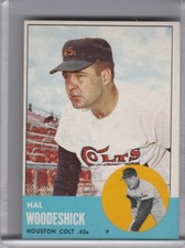 1963 TOPPS #517 HAL WOODESHICK