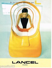 PUBLICITE ADVERTISING 065  1997  LANCEL   collection sac