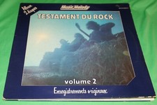 TESTAMENT DU ROCK Volume 2 - 2 disques vinyles 33 trs - MUSIC MELODY année 1980