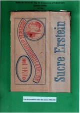 Boite de sucre de la sucrerie