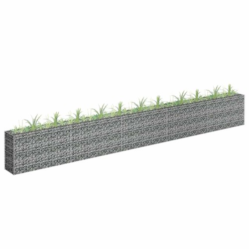 Lit surélevé gabion acier - à,