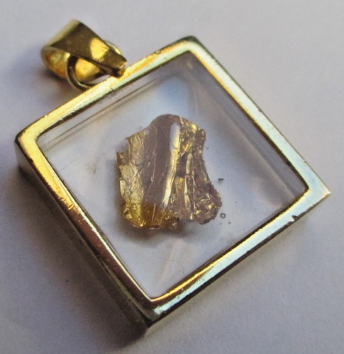 Ancien pendentif plaqué - ancien, or