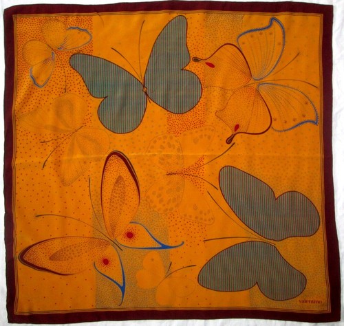 Valentino foulard soie en - ,