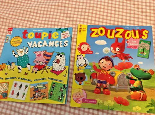 Magazine toupie les - les, zouzous
