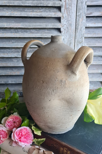 Ancien pot cruche faisselle - pot,