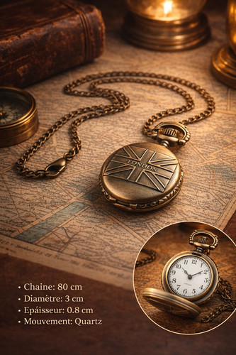 Montre poche vintage - de, london