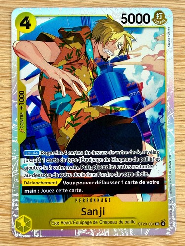 Carte one piece sanji - carte,