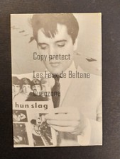 ELVIS PRESLEY reading news from BEATLES EDITIONS GIL rare carte postale postcard