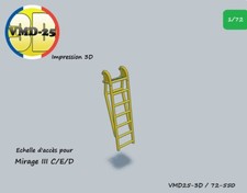Echelle de servitude pour MIRAGE III "Mono place"  -1/72