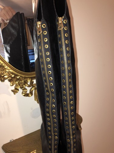 Marc jacobs black leather flat - jacobs,