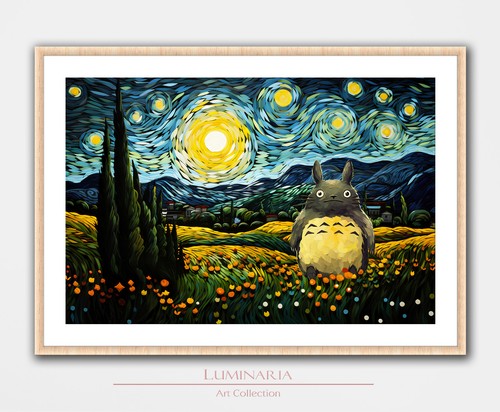 Neighbor totoro inspired art - inspired,