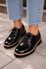 Chaussures femme derby noir