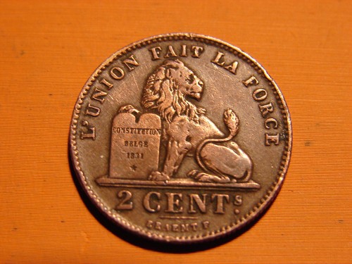 Belgique centimes 1912 - belgique., 2