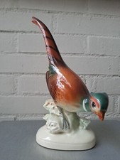 Faisan porcelaine allemande western Germany rare et état parfait 