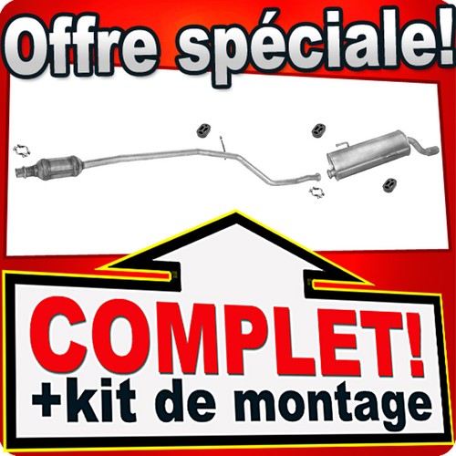 Echappement catalyseur pour - echappement,