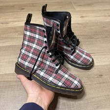 Dr Martens tartan canvas EL