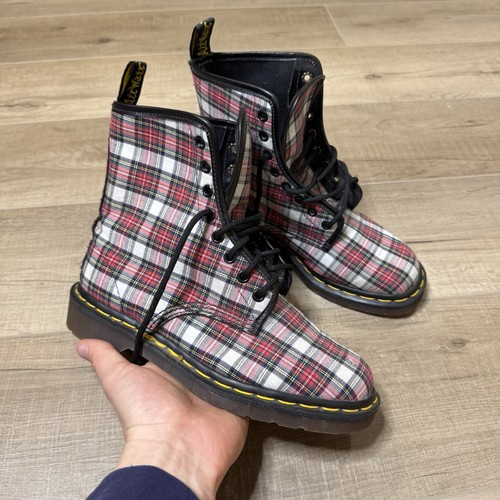 Martens tartan canvas - dr, el